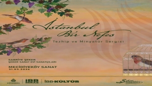 TEZHİP VE MİNYATÜR SERGİSİ MECİDİYEKÖY SANAT'TA AÇILDI