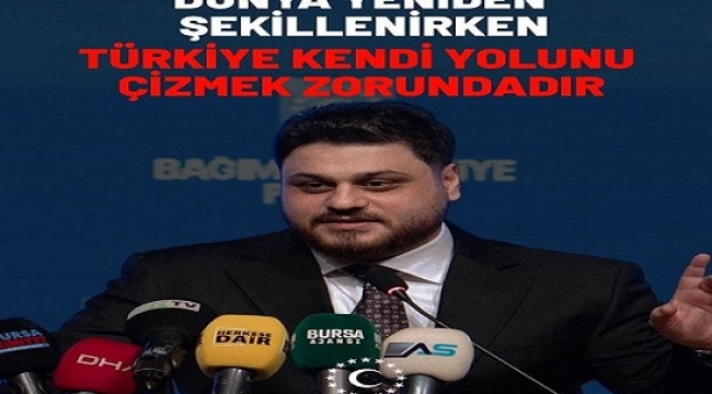 BTP GENEL BAŞKANI HÜSEYİN BAŞ: "YA MAHKUMİYET YA MİLLİ DURUŞ"
