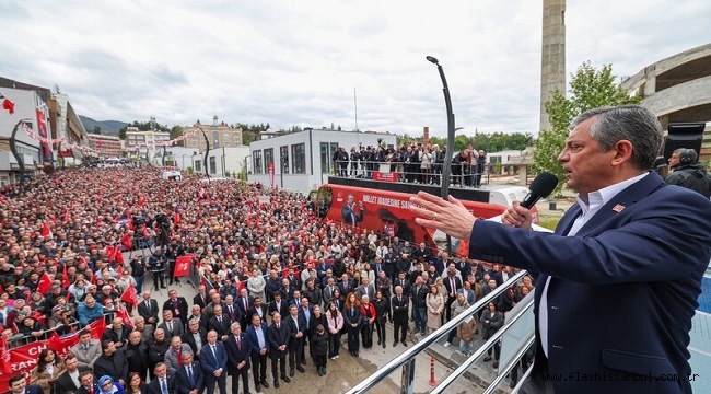 CHP LİDERİ ÖZEL: "İKTİDARIMIZDA 100 GÜN İÇİNDE EN DÜŞÜK EMEKLİ MAAŞINI BİR ASGARİ ÜCRETE ÇIKARACAĞIZ"