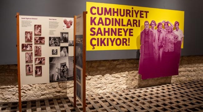 "CUMHURİYET KADINLARI SAHNEYE ÇIKIYOR!" SERGİSİYLE BARUTHANE'DE CUMHURİYET RÜZGÂRI