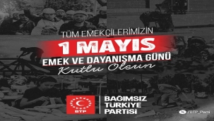 HÜSEYİN BAŞ:"İŞÇİNİN GEÇİNEMİYORUZ DEMEDİĞİ BİR TÜRKİYE'Yİ BİRLİKTE KURACAĞIZ"