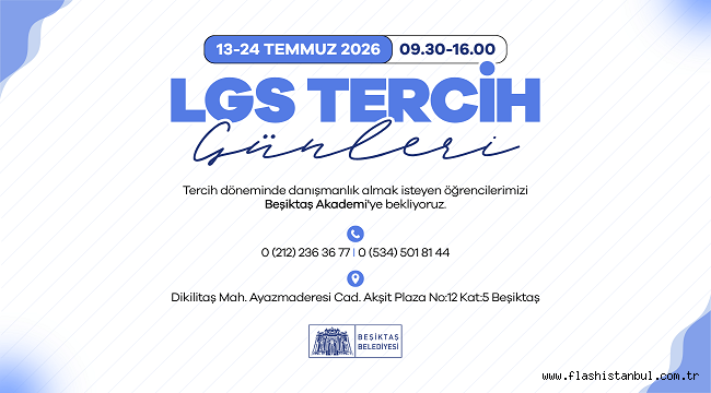 BEŞİKTAŞ AKADEMİ TERCİH DÖNEMİNDE DANIŞMANLIK ALMAK İSTEYEN ÖĞRENCİLERİ BEKLİYOR